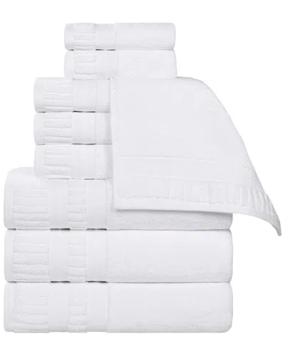 Superior Venice Zero Twist Cotton Medium Weight Soft Absorbent 9pc Towel Set