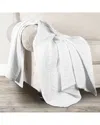 Superior Vineyard Blend Matelasse Woven Throw In White
