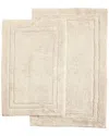 Superior Luxurious Set Of 2 Non-skid Bath Rugs
