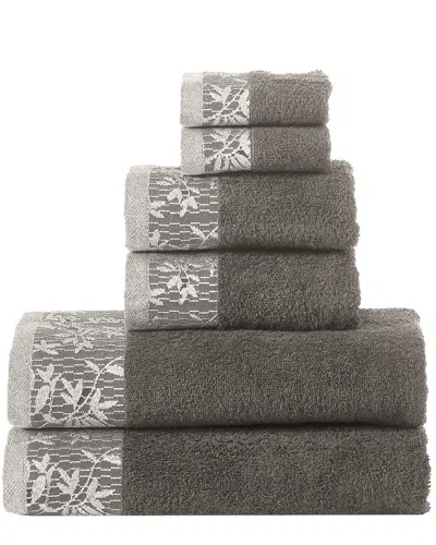 Superior Wisteria 6pc Cotton Towel Set