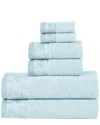 Superior Wisteria 6pc Super Absorbent Towel Set