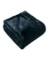 Superior Wrinkle Resistant Plush Fleece Blanket, King In Navy Blue