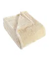 Superior Wrinkle Resistant Plush Fleece Blanket, Twin In Ivory