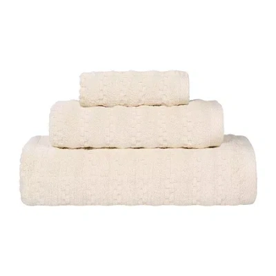 Superior Zuma Collection | 100% Cotton 3-pc. Quick Dry Solid Bath Towel Set In Neutral
