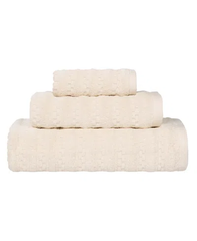Superior Zuma Cotton 3-piece Towel Set In Neutral