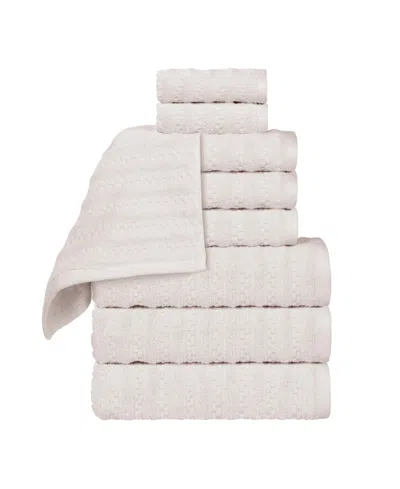 Superior Zuma Cotton 9-piece Towel Set In Neutral