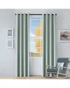 Superior Zuri Blackout Curtains With Grommet Top Header - Set Of 2