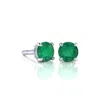 Superjeweler 1 Carat Gemstone Stud Earrings In Gold-classic Solitaire Gemstone Earrings All Gemstone Options