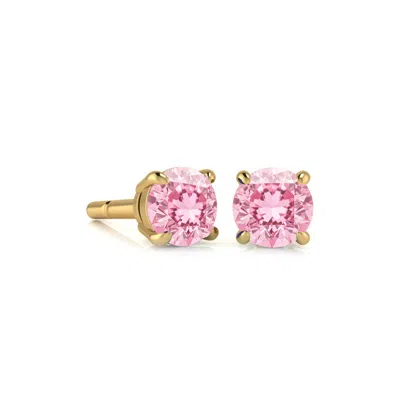 Superjeweler 1 Carat Gemstone Stud Earrings In Gold-classic Solitaire Gemstone Earrings All Gemstone Options