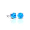 Superjeweler 1 Carat Gemstone Stud Earrings In Gold-classic Solitaire Gemstone Earrings All Gemstone Options