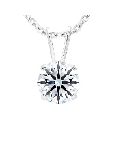 Superjeweler 1.00 Ct. Tw. Lab-grown Diamond Necklace In Silver
