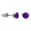Superjeweler 1/2 Carat Gemstone Stud Earrings In Gold-classic Solitaire Gemstone Earrings All Gemstone Options