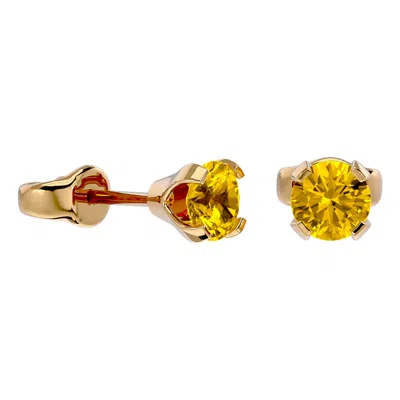 Superjeweler 1/2 Carat Gemstone Stud Earrings In Gold-classic Solitaire Gemstone Earrings All Gemstone Options