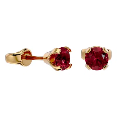 Superjeweler 1/2 Carat Gemstone Stud Earrings In Gold-classic Solitaire Gemstone Earrings All Gemstone Options