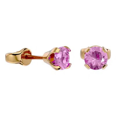 Superjeweler 1/2 Carat Gemstone Stud Earrings In Gold-classic Solitaire Gemstone Earrings All Gemstone Options