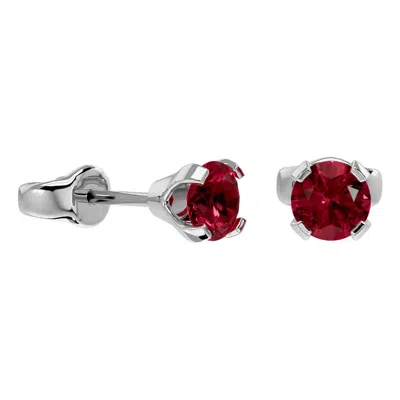 Superjeweler 1/2 Carat Gemstone Stud Earrings In Gold-classic Solitaire Gemstone Earrings All Gemstone Options