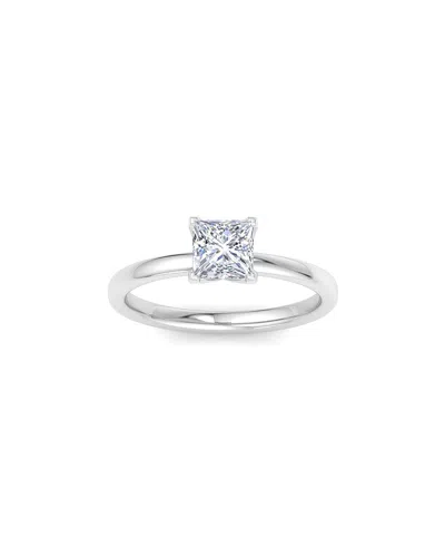 Superjeweler 14k 1.00 Ct. Tw. Lab-grown Diamond Ring In Silver