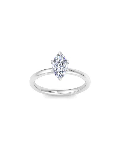 Superjeweler 14k 1.00 Ct. Tw. Lab-grown Diamond Ring In Silver
