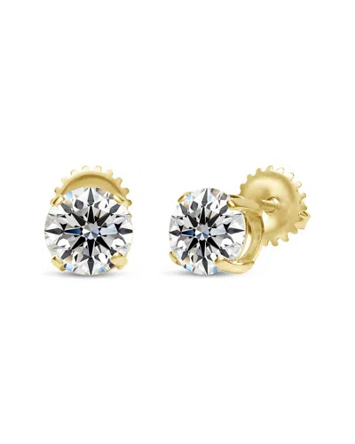 Superjeweler 14k 2.00 Ct. Tw. Lab-grown Diamond Earrings In Multi