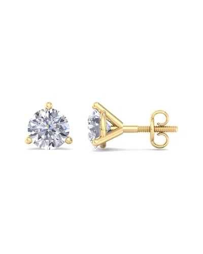 Superjeweler 14k 2.00 Ct. Tw. Lab-grown Diamond Earrings In Gold