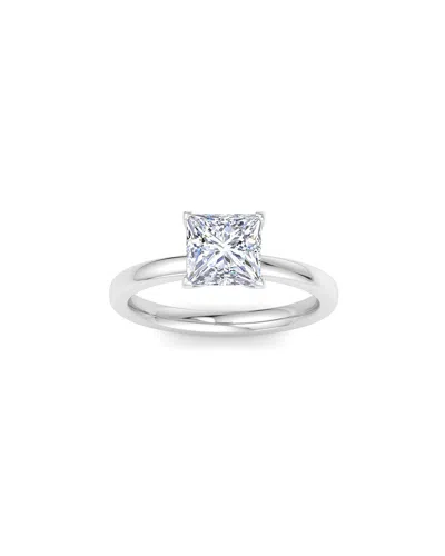 Superjeweler 14k 2.00 Ct. Tw. Lab-grown Diamond Ring In Silver