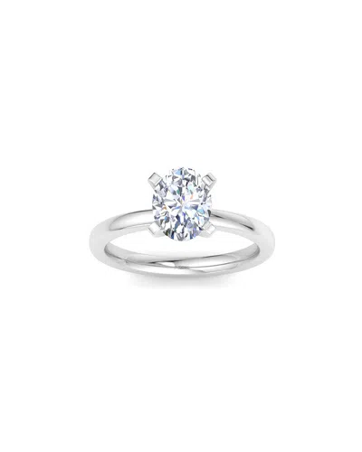 Superjeweler 14k 2.00 Ct. Tw. Lab-grown Diamond Ring In Silver