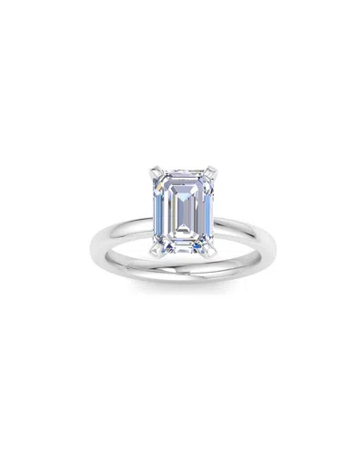 Superjeweler 14k 3.00 Ct. Tw. Lab-grown Diamond Ring In Silver