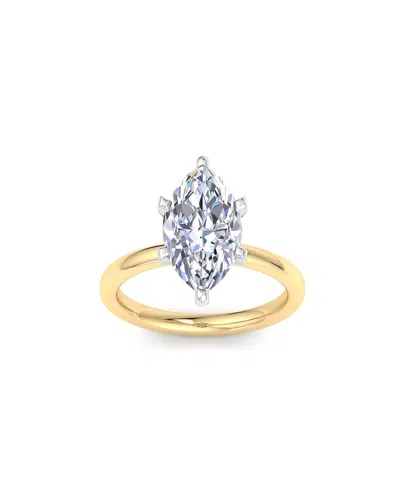 Superjeweler 14k 3.00 Ct. Tw. Lab-grown Diamond Ring In Gold