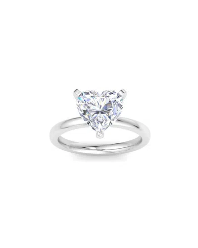 Superjeweler 14k 3.00 Ct. Tw. Lab-grown Diamond Ring In Metallic