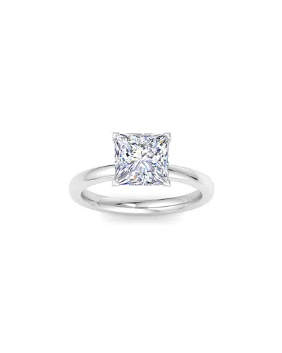 Superjeweler 14k 3.00 Ct. Tw. Lab-grown Diamond Ring In Silver