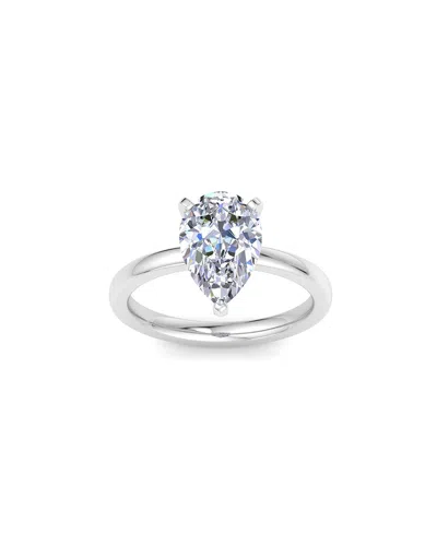 Superjeweler 14k 3.00 Ct. Tw. Lab-grown Diamond Ring In Silver