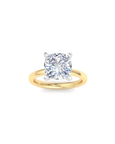 Superjeweler 14k 4.00 Ct. Tw. Lab-grown Diamond Ring In Gold