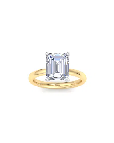 Superjeweler 14k 4.00 Ct. Tw. Lab-grown Diamond Ring In Gold