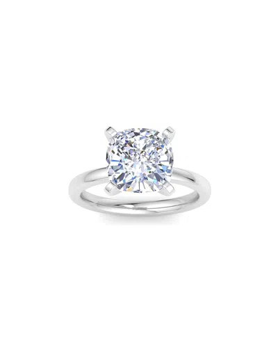 Superjeweler 14k 4.00 Ct. Tw. Lab-grown Diamond Ring In Silver
