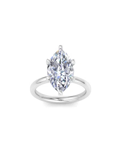 Superjeweler 14k 5.00 Ct. Tw. Lab-grown Diamond Ring In Silver