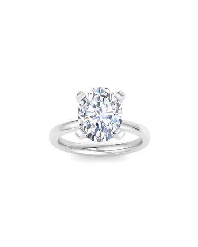 Superjeweler 14k 5.00 Ct. Tw. Lab-grown Diamond Ring In Metallic