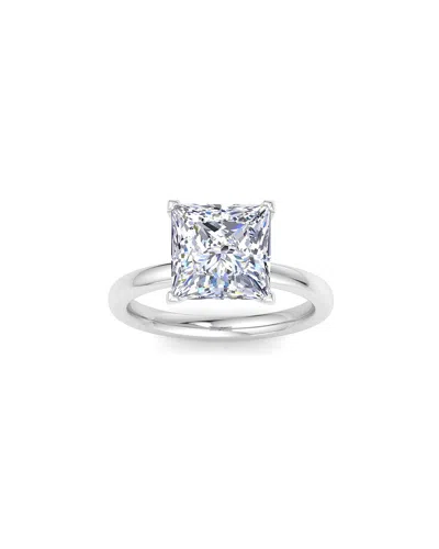 Superjeweler 14k 5.00 Ct. Tw. Lab-grown Diamond Ring In Silver