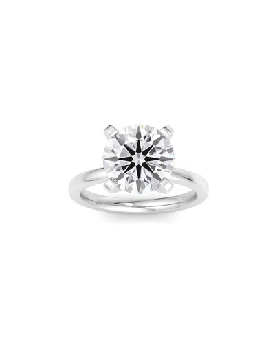 Superjeweler 14k 5.00 Ct. Tw. Lab-grown Diamond Ring In Silver