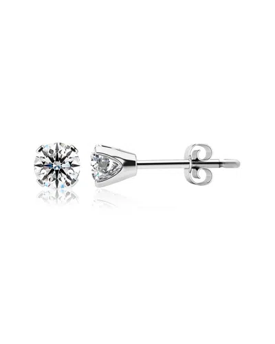 Superjeweler 2.00 Ct. Tw. Lab-grown Diamond Earrings In Silver
