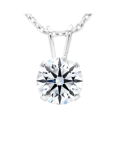 Superjeweler 2.00 Ct. Tw. Lab-grown Diamond Necklace In Metallic