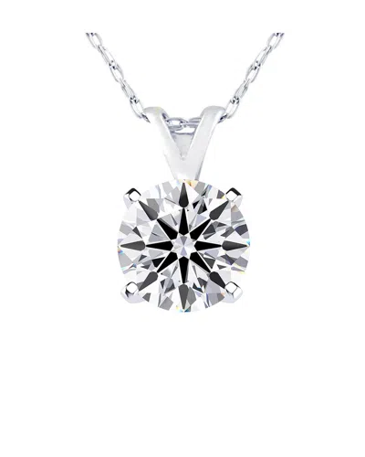 Superjeweler Silver 1.00 Ct. Tw. Lab-grown Diamond Necklace