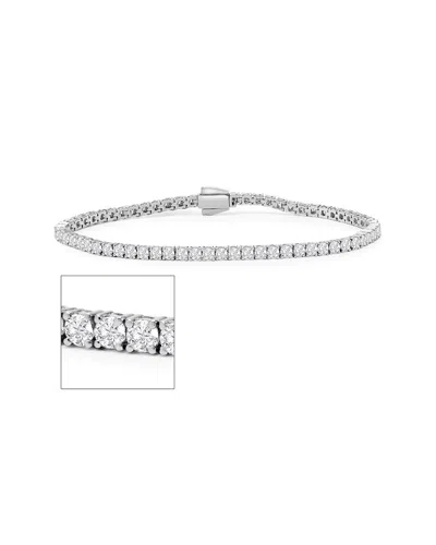 Superjeweler Silver 3.00 Ct. Tw. Lab-grown Diamond Bracelet