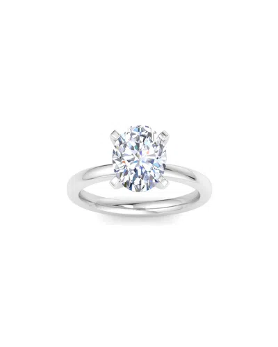Superjeweler Silver 3.00 Ct. Tw. Lab-grown Diamond Ring In Metallic