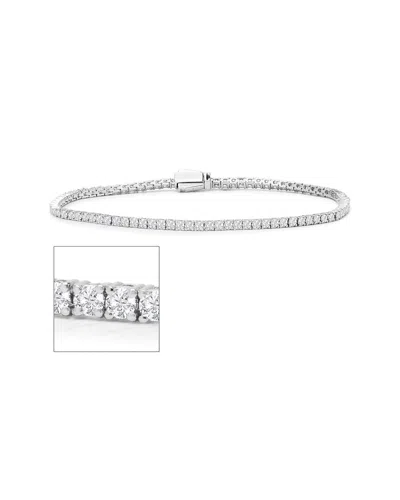 Superjeweler Silver 5.00 Ct. Tw. Lab-grown Diamond Bracelet