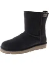 Superlamb Argali 7.5 Womens Leather Pull On Winter & Snow Boots In Pink