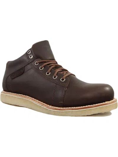 Superlamb Mens Leather Lace-up Chukka Boots In Brown
