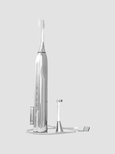 Supersmile Zina45 Sonic Pulse Toothbrush In Chrome Silver