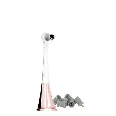 SUPERSMILE ZINA45 SONIC PULSE TOOTHBRUSH REPLACEMENT POLISHING HEAD - CHROME ROSE