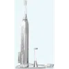 Supersmile Zina45 Sonic Pulse Toothbrush Chrome Silver No Case In Transparent