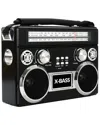 Supersonic Portable 3 Band Radio With Bluetooth & Flashlight In Black